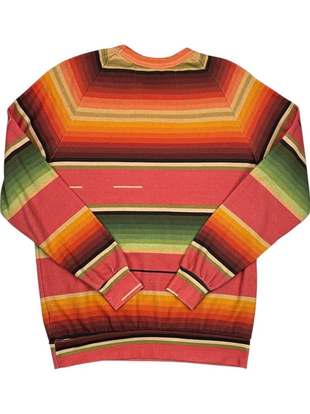 Aviator Nation Serape Bolt Stitch Sweatshirt L Striped Crewneck Long Sleeve - Picture 14 of 16